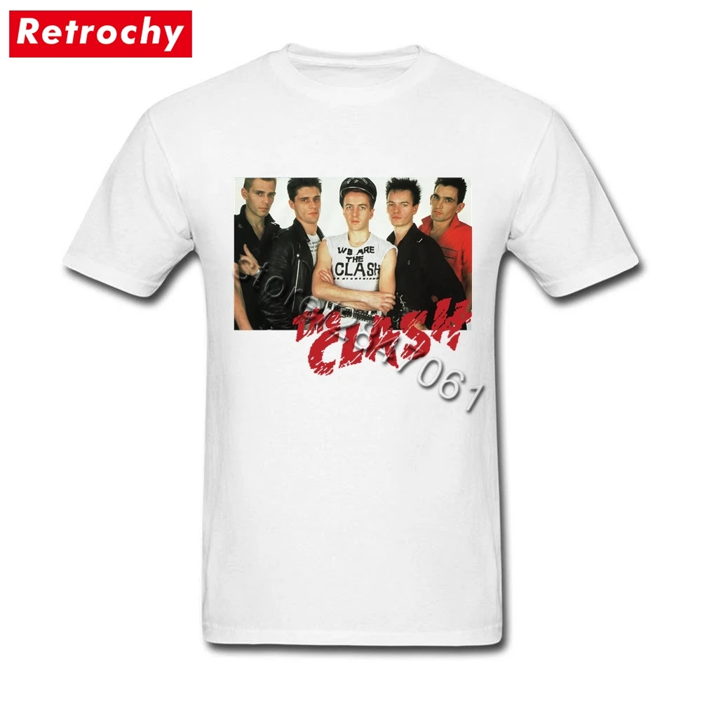 3D Print Vintage the clash Tees Mens Vintage UK Concert Tour T-shirt Boyfriend and Girlfriend TShirt - intl