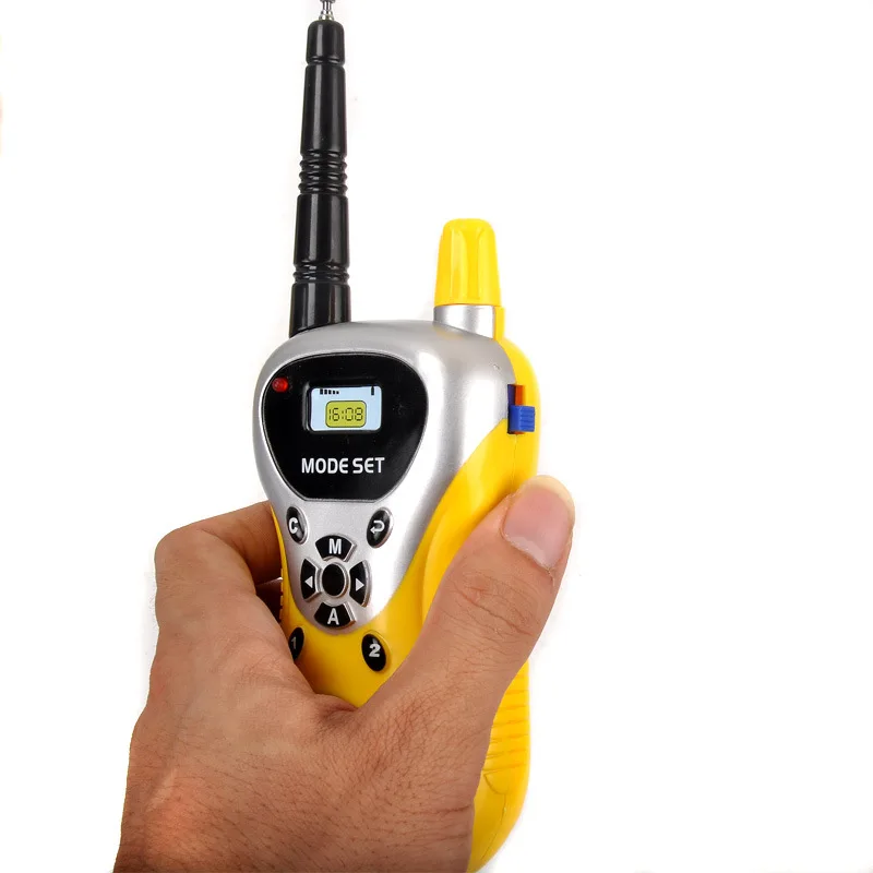 2Pcs lot Hot Sale Handheld Intercom Electronic Interphone Kids Mini Walkie Talkie Children Portable Two Way 4