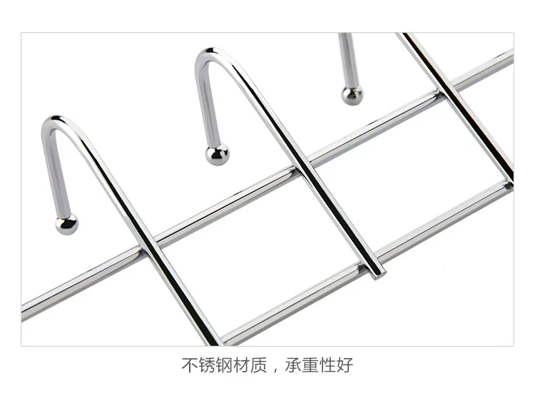 Kitchen hook stainless steel wall hanging free punching door rear 5 with bathroom clothes hooks wx7201526