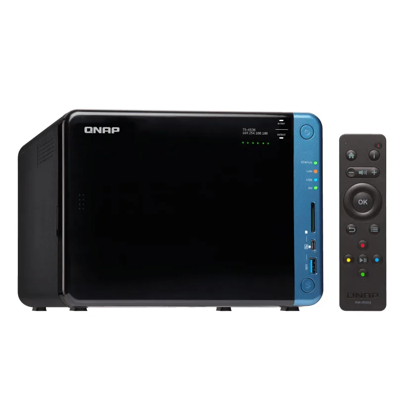 Nas QNAP 4G 6 bay nas сервер nfs облачное хранилище для сети 3 года гарантии|Сетевые