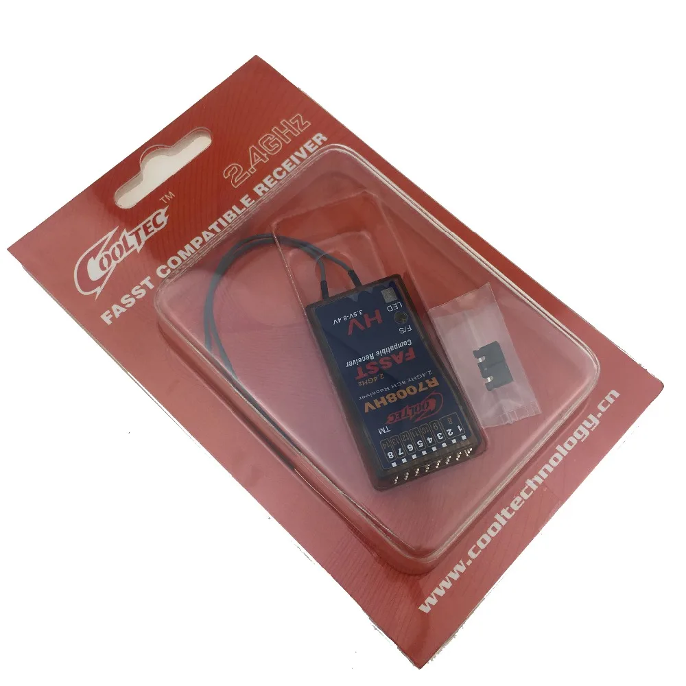 Cooltec R7008HV 2 4G 8CH 13CH приемник совместимый с FUTABA FASST радиоуправляемые мультикоптеры|rc