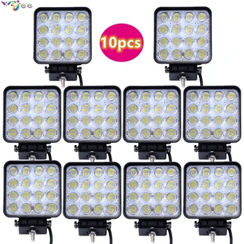 

10pcs 4inch 48W led work light lamp car 4x4 ATV LED working lights truck 12V Driving fog Spotlights tractor offroad lights