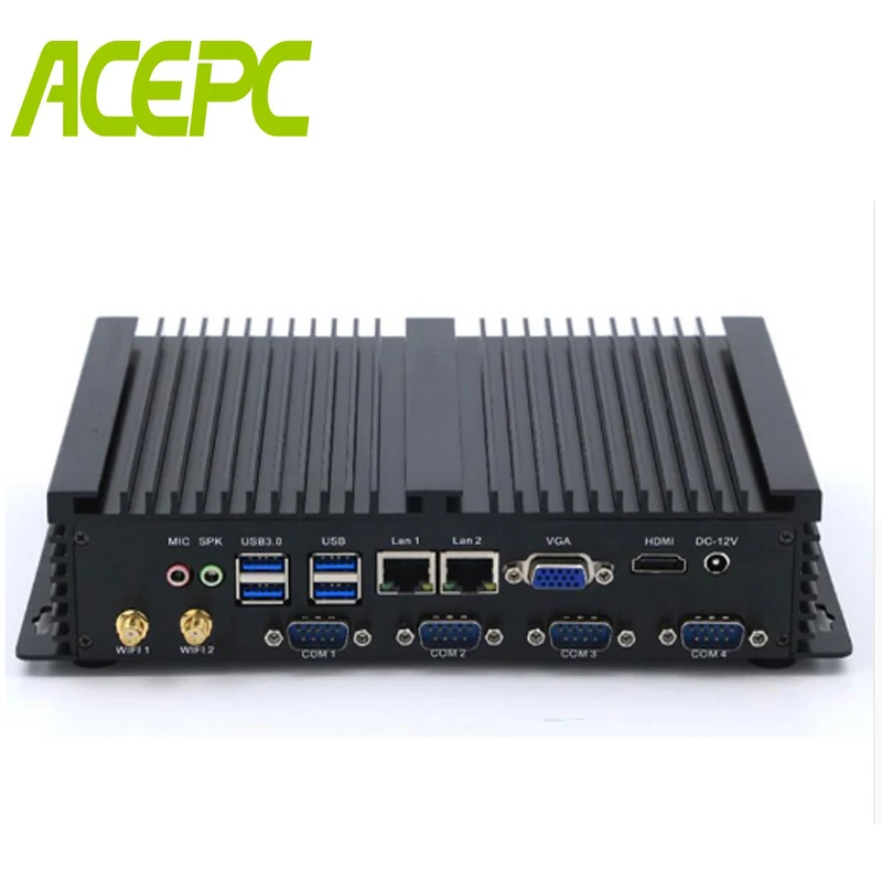 

Industrial Mini PC Core 1007U 1037U Fanless Desktop Celeron 1037U 1007U Linux Alloy Case Dual LAN Windows 10 Rugged PC Fanless