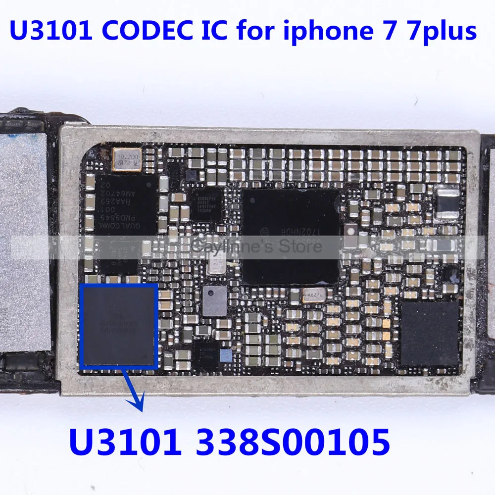 50 шт./лот U3101 для iphone 7 7plus большой основной аудио кодек ic chip | Мобильные телефоны и