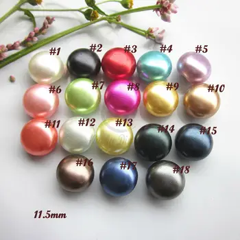 

Bulk buttons 60pcs mixed color / 1 color pearl buttons for sewing Miss cardigan chiffon shirt buttons 11.5mm