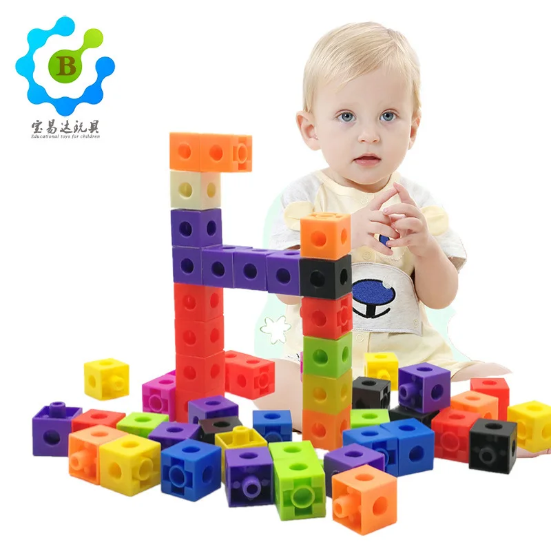 

Early Childhood Toys for Children Baby Assembly Plug Assembly Plastic Building Blocks Snowflake Piece Toys for Children