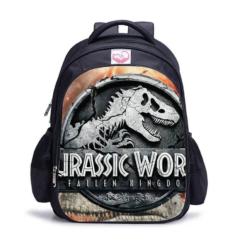 

Children's Pop Animal Print Backpack Jurassic Dinosaur World Kingdom Girls Boys Children's School Bag