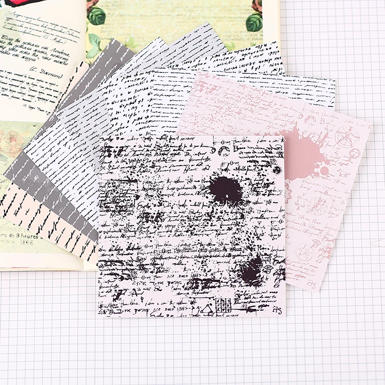 

8pcs/pack Vintage letter Decorative Sticker DIY Scrapbooking Planner diary album Stickers escolar