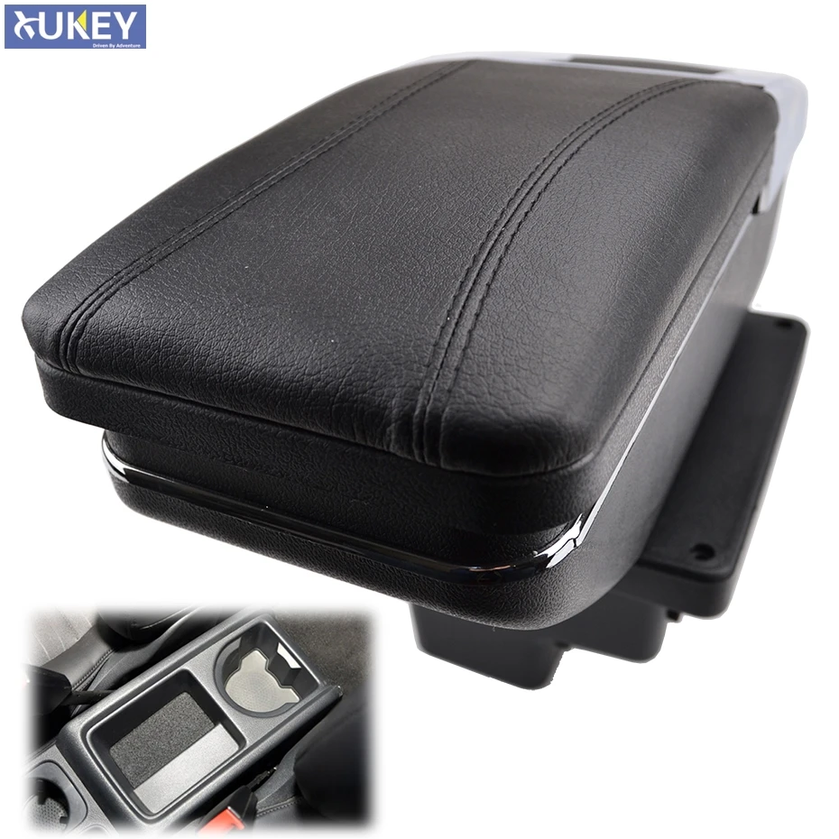 Center Centre Console Storage Box For VW Tiguan I 2007 2016 Armrest Arm