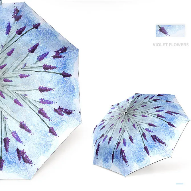 Акция ограниченная 55-61 см радиус Paraguas прозрачный зонт складной Автоматический зонты для женщин Мода