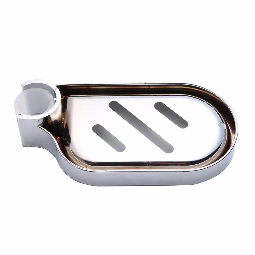 Mayitr Soap Dish Stand Adjustable Shower Rail Slide Soap Plates Bathroom Storage Rack Holder Bathroom Hardware Accessory