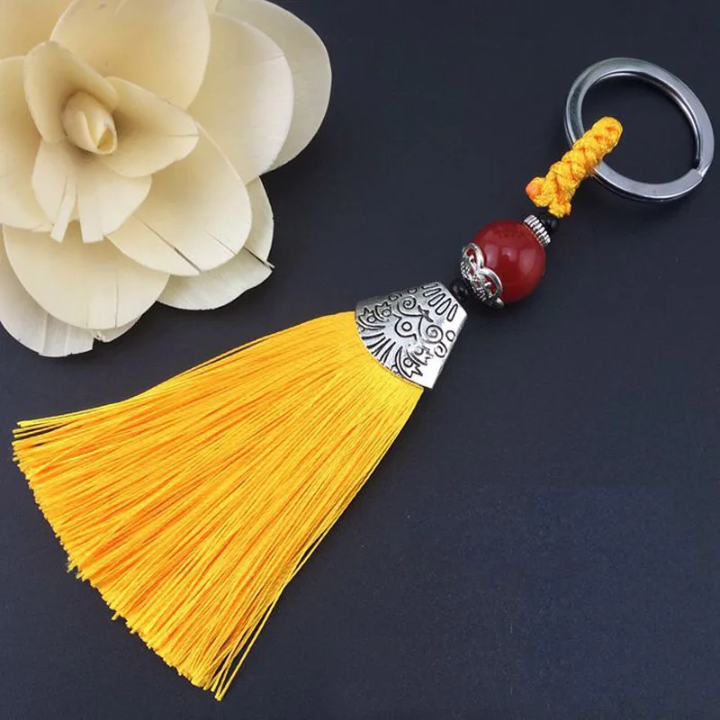 Buy Wholesale top quality 15cm yellow Tassel Charms