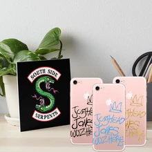 

American TV Riverdale Jughead Jones style soft TPU Silicone Cover Case For iPhone 7 7 Plus 8 8plus 6 6s Plus 5 5s se Coque Shell