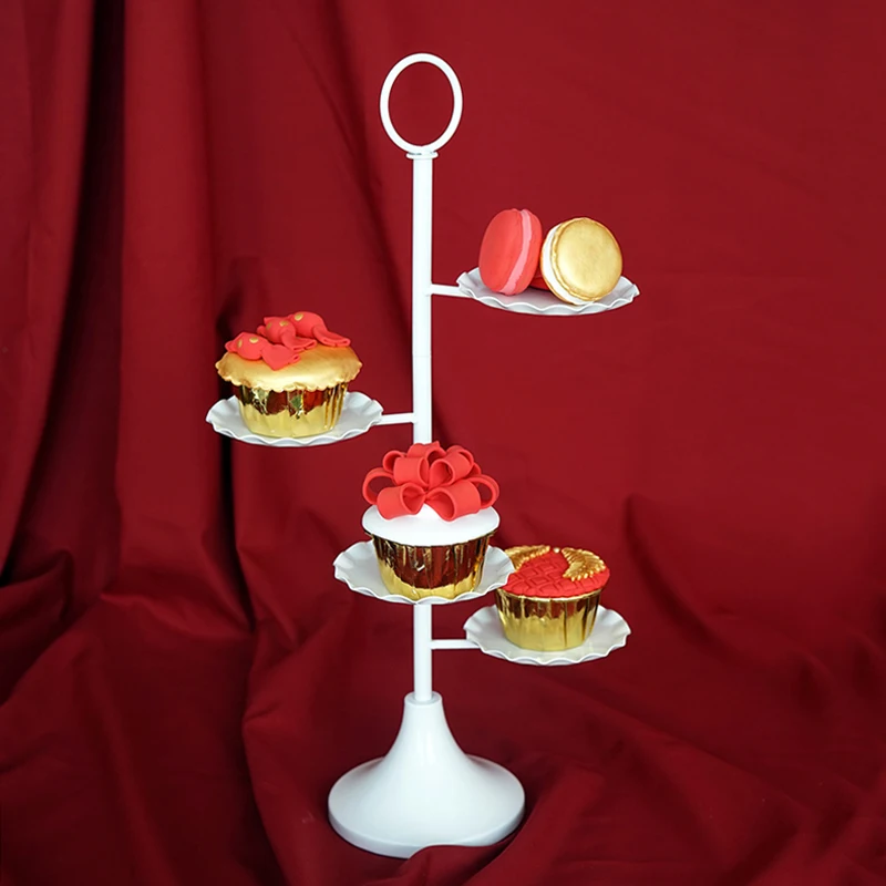 Десертная тарелка SWEETGO Cupcake 4 головки украшение для свадьбы сладкого стола