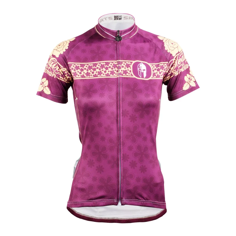 

PALADIN " Peony " Womens Short Sleeve Cycling Jersey Bike Shirt Cycling Clothing