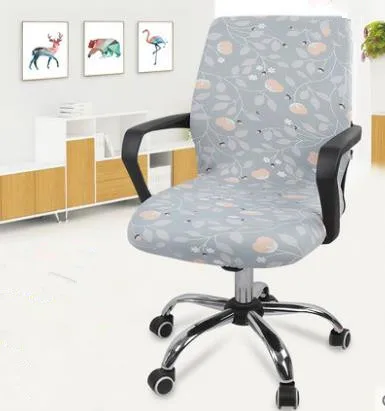 Большой размер офисный чехол на компьютерное кресло с боковой молнией дизайн подлокотник чехол для кресла recouvre шезлонг стрейч вращающийся чехол для кресла - Цвет: 3