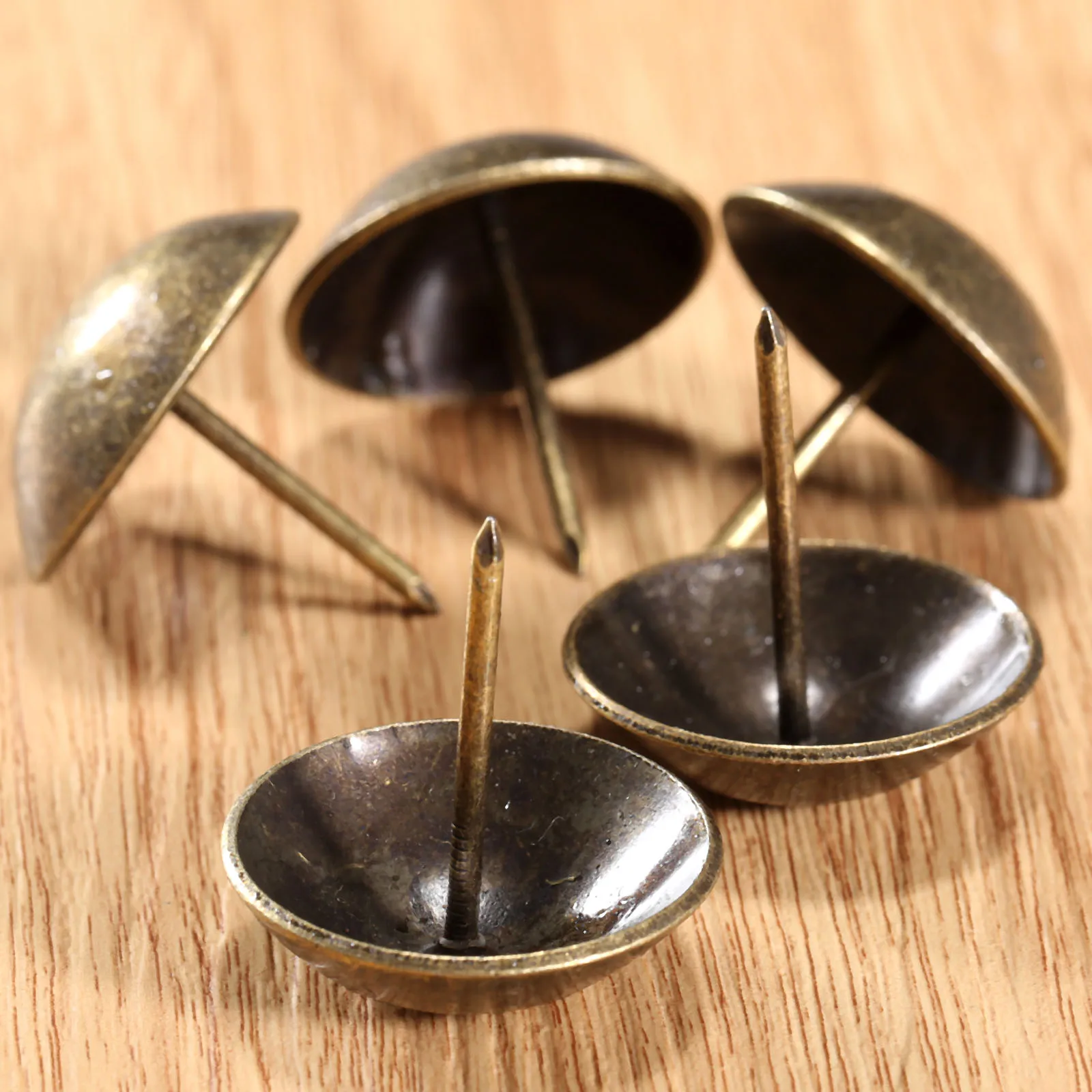 5Pcs 3CM Antique Brass Upholstery Nail Decorative Upholstery Tacks Stud