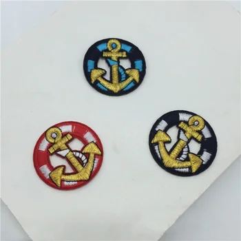 

Wholesale 20pcs 4.5cm Embroidered Sewing On Patch Iron-On Patch Stickers For Clothes Sewing Fabric Applique Supplies YH140