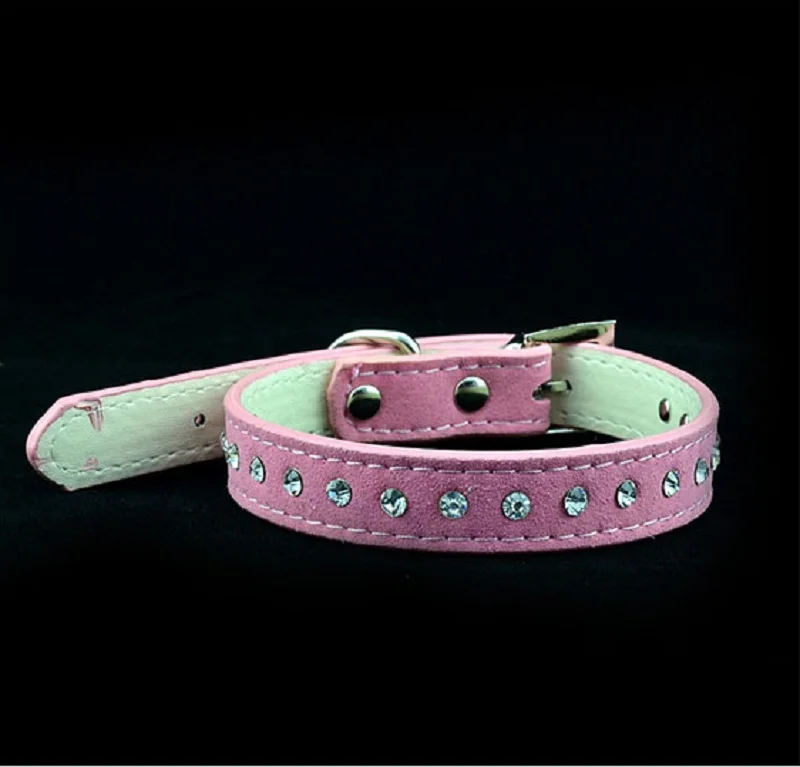 L15_New_arrival_Pet_cat_dog_Collar_Clear_Rhinestones_Diamante_Soft_Suede_Leather_Puppy_Cat_dog_Collar_supplies_ (9)