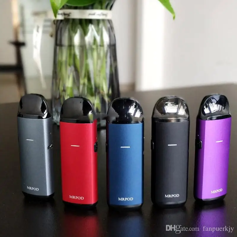 В наличии портативный системный комплект MR POD X VAPE и 1 упаковка 2 мл многоразовый