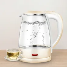 Электрический чайник стеклянный Электрический из нержавеющей стали бытовой автоматический сбой мощности 2л большой емкости чайники