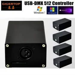 Бесплатная доставка 5 шт. Новый quman usb-dmx512 Box 512 Каналы Выход с слот для карты SD USB Выход режим и SD Оффлайн режим Win8/Win10