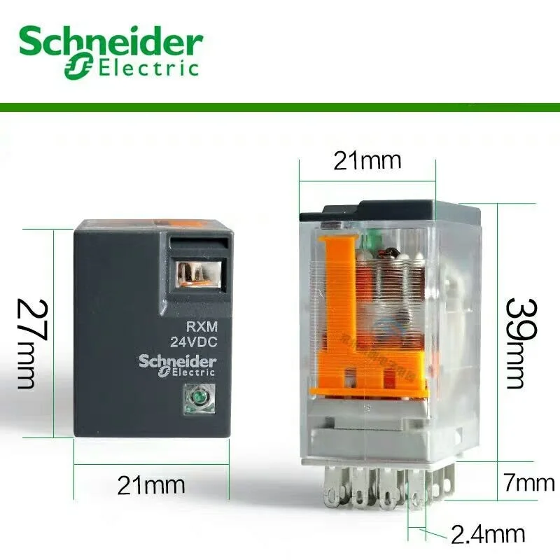 5 шт. реле Schneider RXM2LB2BD RXM2LB2P7 RXM2LB2B7 RXZE1M2C 2CO 5A 24VDC 24VAC 230VAC абсолютно и реле Schneider