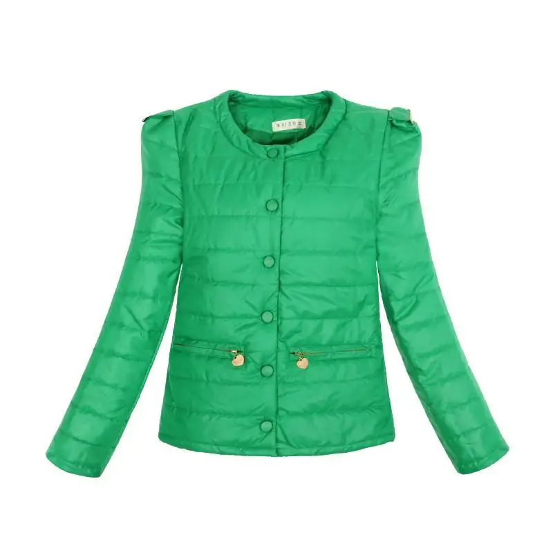 

4 Colors Warm Winter Jacket Women 2016 New Fashion Slim Thin O-neck Ladies Parkas Coat Overcoat Plus Size XXL