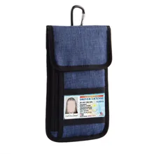 Противоугонная дорожная сумка для паспорта на шею многофункциональная подвесная ID держатель дорожная барсетка