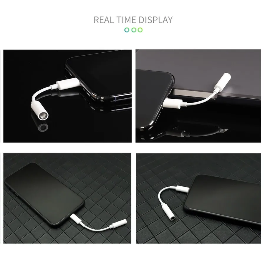 4 in 1 Earphone Headphone Adapter For iPhone 7 8 X AUX Adapter For Lightning Female To 3.5mm Male Adapters Headphone Jack Cable 4 in 1 Earphone Headphone Adapter For iPhone 7 8 X AUX Adapter For Lightning Female To 3.5mm Male Adapters Headphone Jack Cable