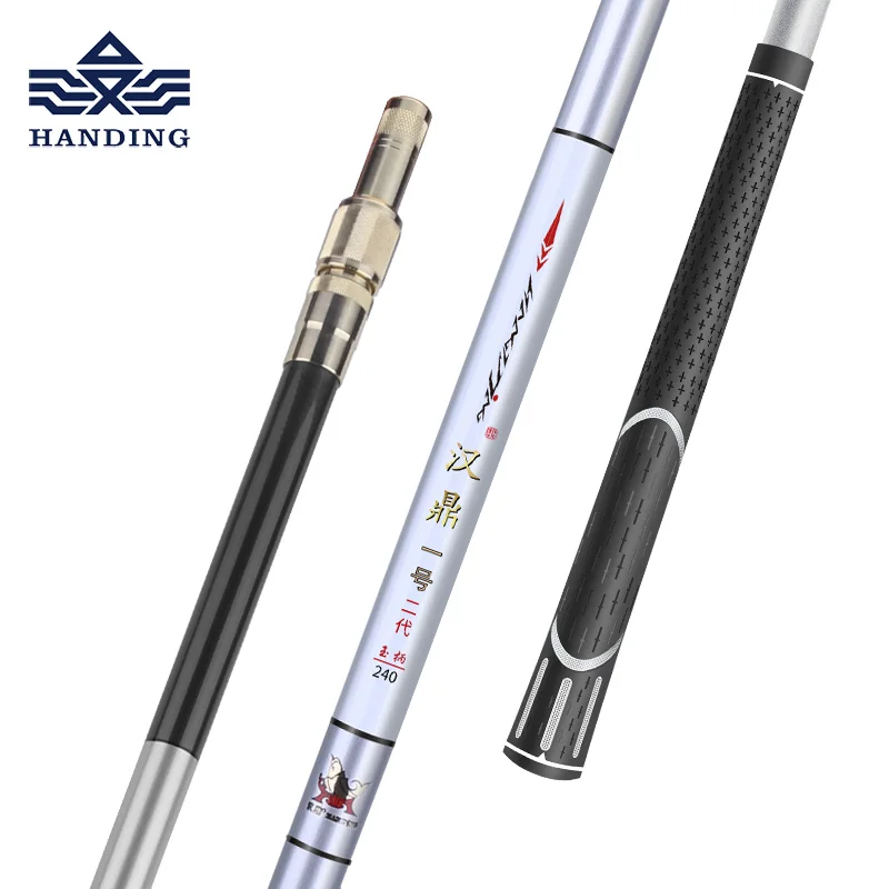 

Handing Fishing Pole 1.1m-3m ultralight Retractable Telescoping Landing hand Net carbon Pole Foldable Fishing net Pole