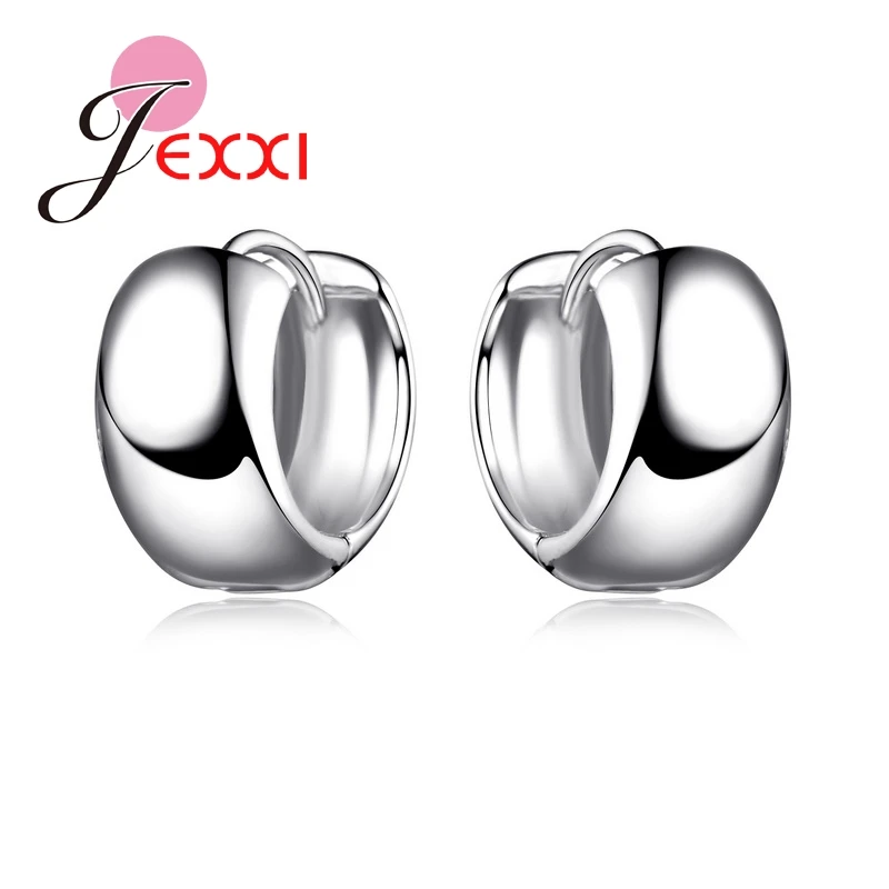 

Nice 1Pair 925 Sterling Silver Hoop Earrings Womens Beautiful Cute Hoop Earrings Whole Sale For Wedding Fine Gifts