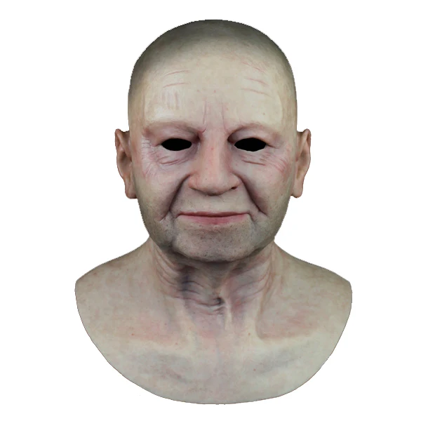 

(SF-N6) Party crossdress masquerade cosplay realistic human face silicone male full head mask for Halloween fetish wear