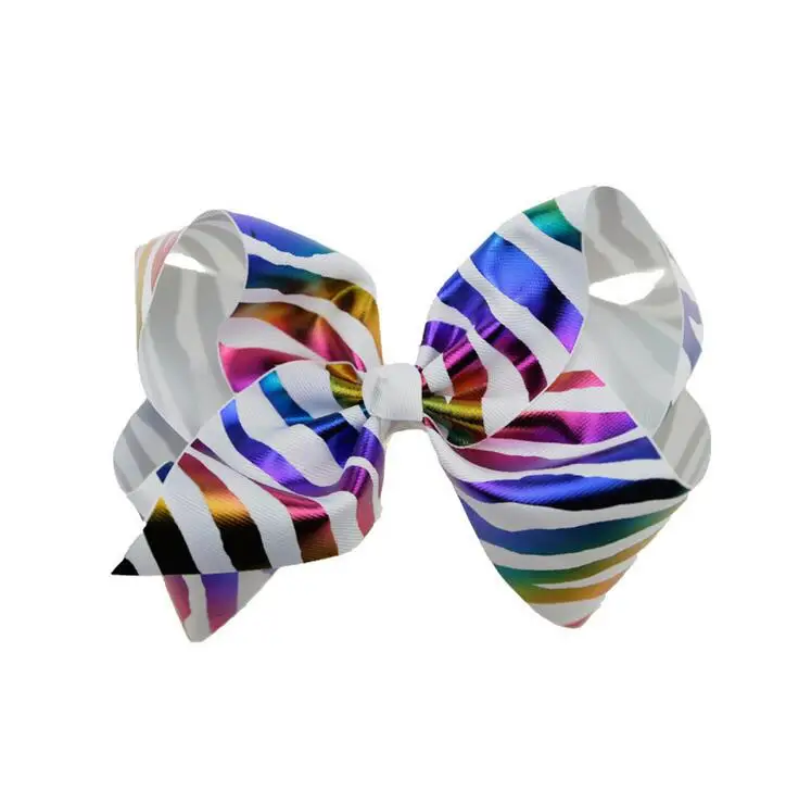 goldern foil ribbon hairbow3