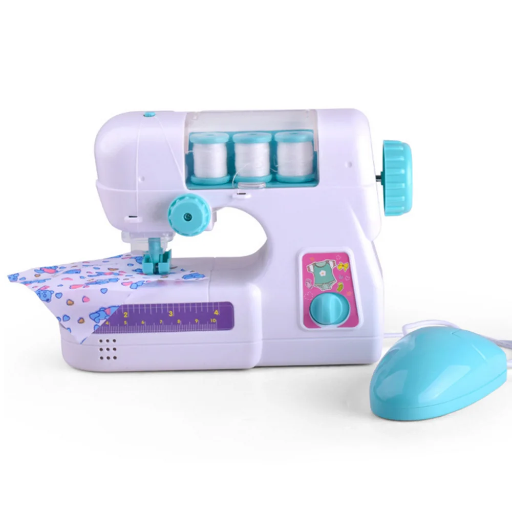 

Kids Simulation Household Toy Cloth Sewing Machine Furniture Pretend Playing Toys For Children Intelligence Activities Girl Gift