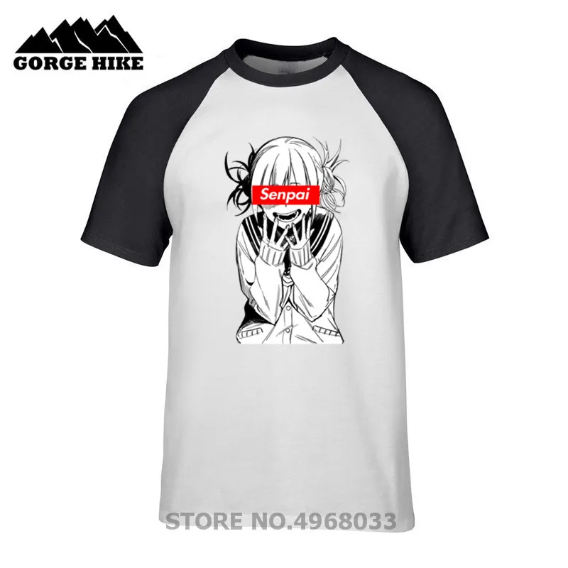 

Japan homme fashion Himiko Waifu Himiko Tago Senpai T shirt men Hip hop streetwear Harajuku Tshirt Tee brand clothing T-shirt
