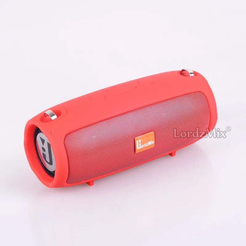 Беспроводная Bluetooth колонка, колонка для спорта на открытом воздухе, кемпинга, с tf, USB, звук, музыка, Громкий динамик для ПК, samsung, iPhone, luzzmix - Цвет: Красный