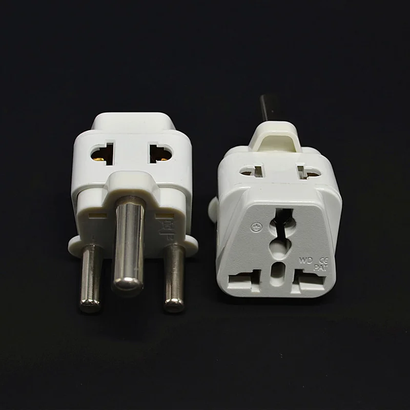 White Portable 10pcs White UK AU US EU to Big South Africa