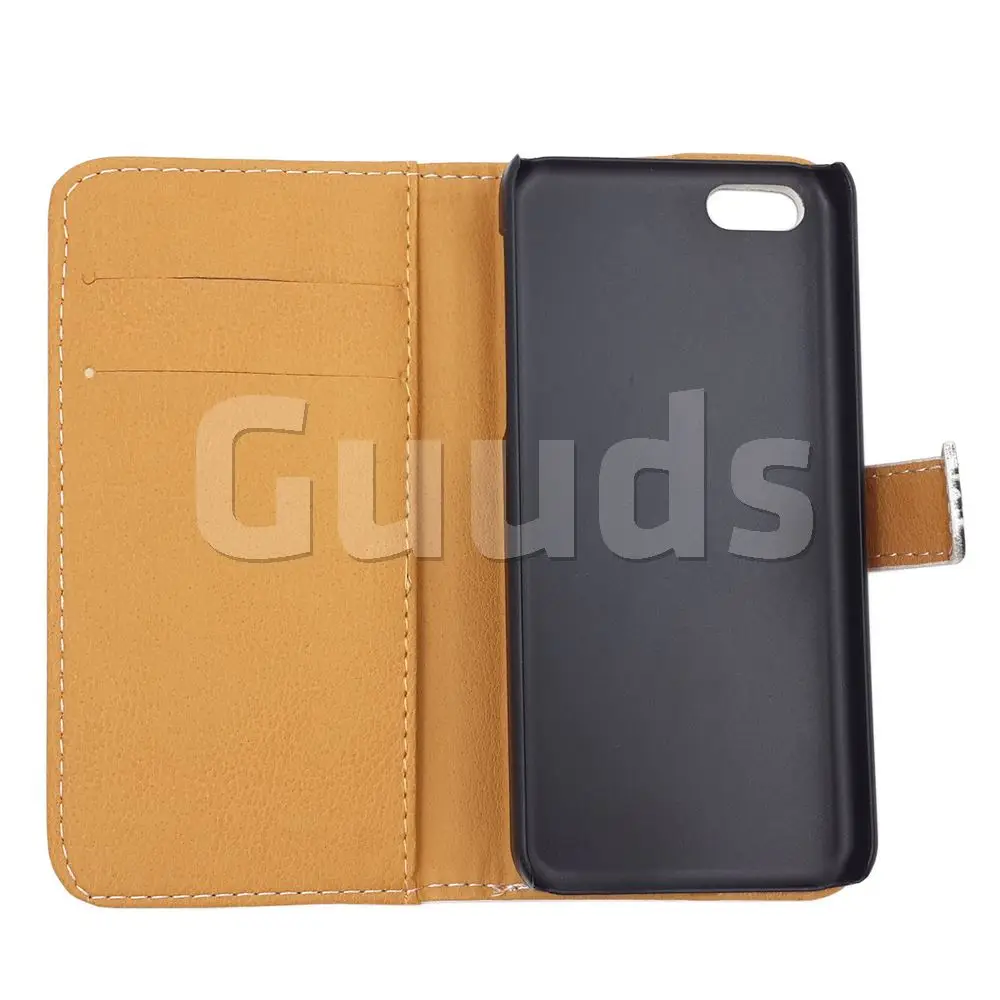 Police Box Leather Wallet Case for iPhone 5c