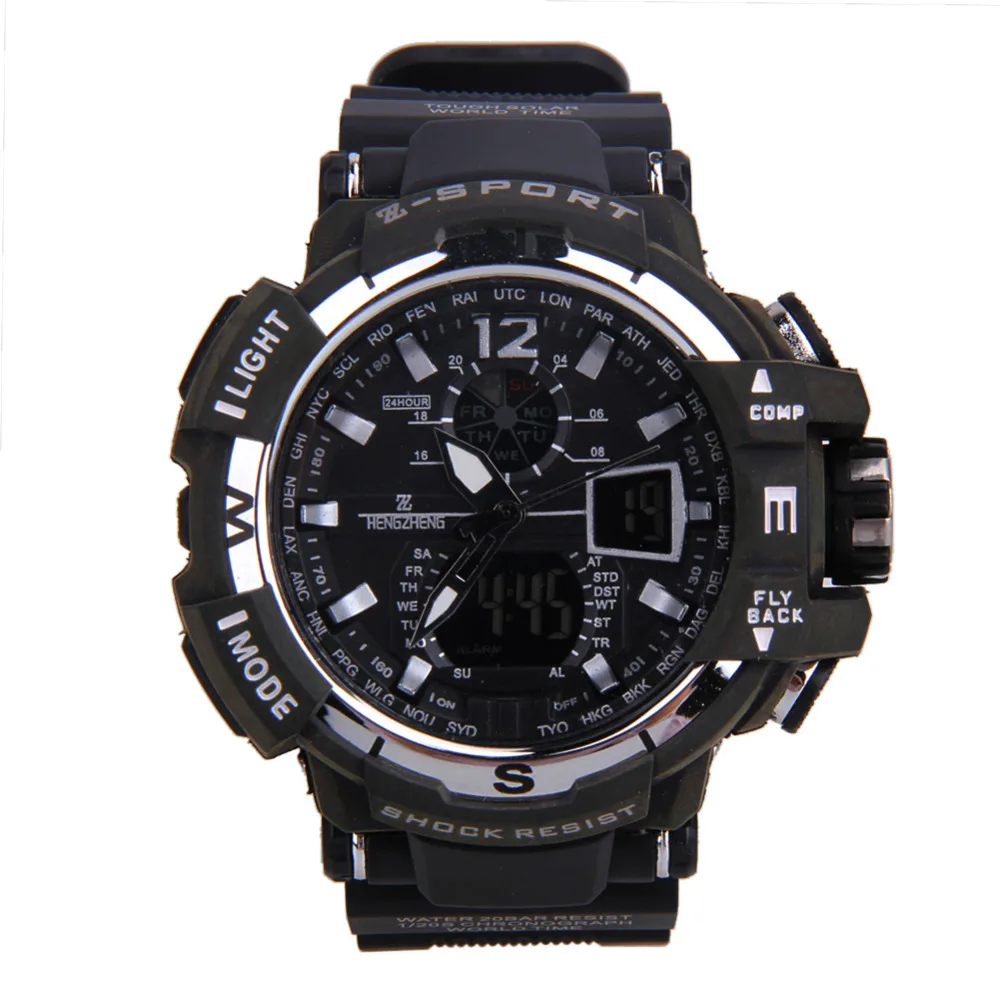 

Fashion Sport Watch Men Cool Digital Watch Men Military LED Waterproof Wristwatches erkek kol saati