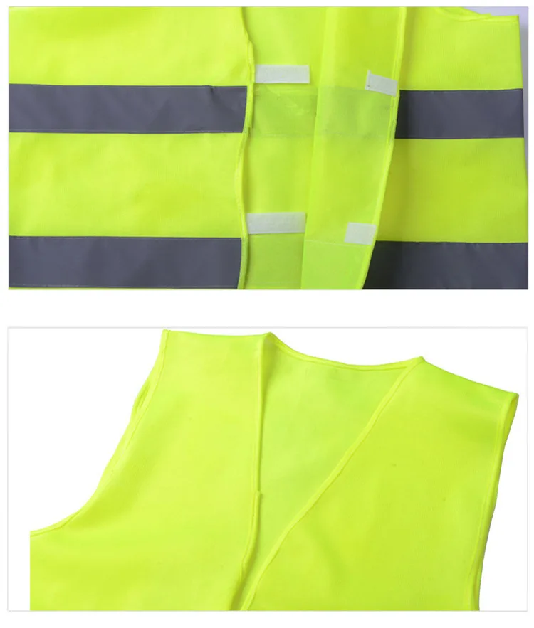 Motorcycle Night Rider GREEN-Yellow Safety Security Visibility Reflective Cycling Outdoor Sports reflective jacket