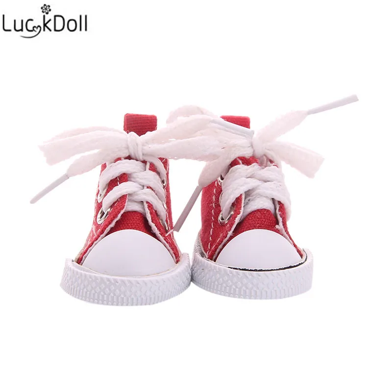 Парусиновая обувь LUCKDOLL 5 см подходит для шарнирных кукол одежда аксессуары
