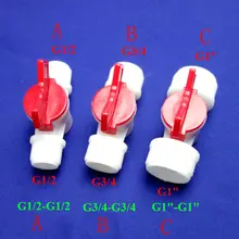 Аксессуары для аквариума, пластиковый шланг, шаровой клапан 1/" 3/4" " G с наружной резьбой