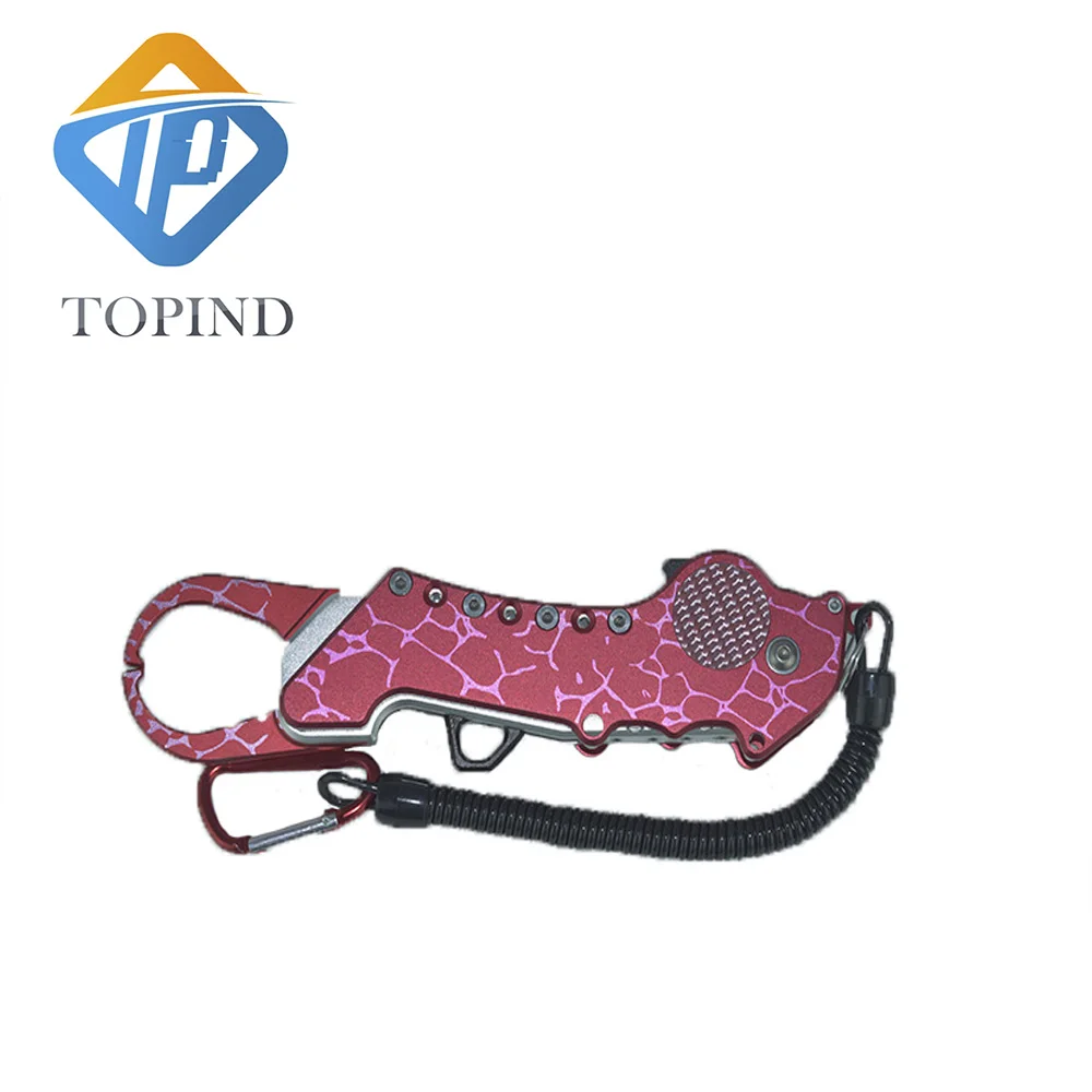 

Control Fish Device Aluminum DM100 Fish Lip Grips Fish Grabber Tools 1 PC/bag Folding Fish Gripper
