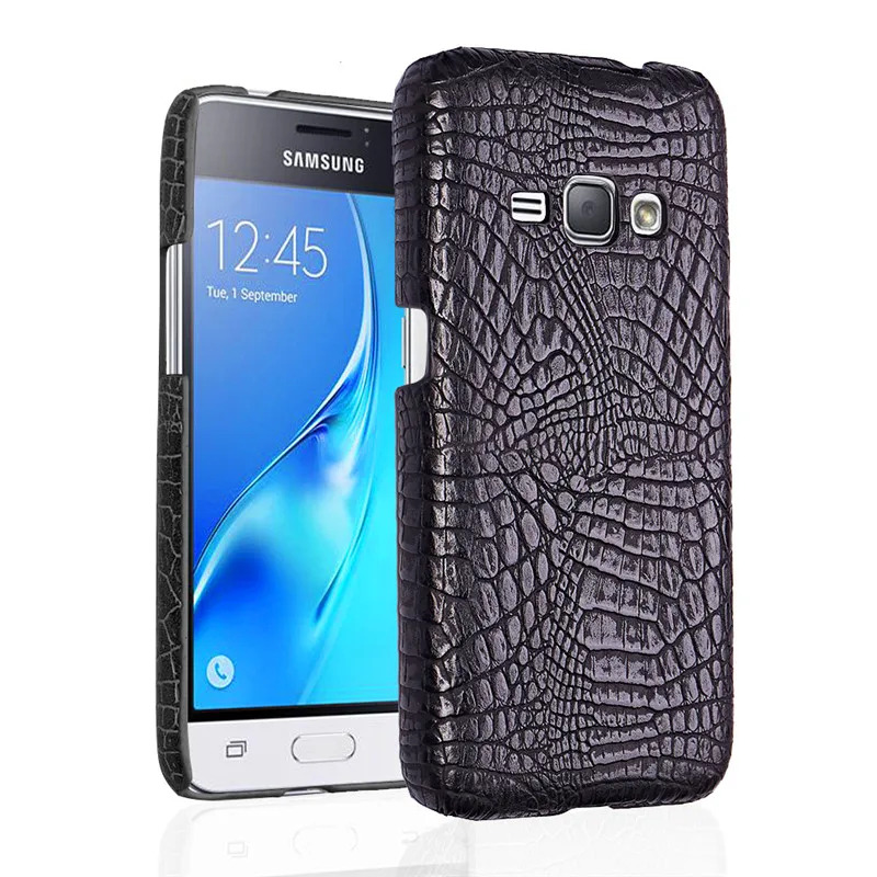 

For Samsung J1 2016 J120F Case Quality PC Crocodile Grain Back Cover Hard Case for Samsung Galaxy J1 2016 J120 J120H SM-J120F