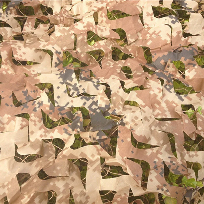 الصحراء الرقمية التمويه صافي في الهواء الطلق الصيد التخييم الشمس المأوى الشاطئ صافي غطاء سيارة ديكورات منزلية التصوير خلفية