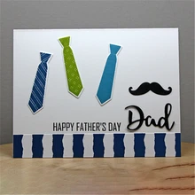 GJCrafts Tie Beard Gentleman Metal Cutting Dies Stencil for DIY Scrapbooking Album Paper Card 80*89mm Decorative 2018 New Craft