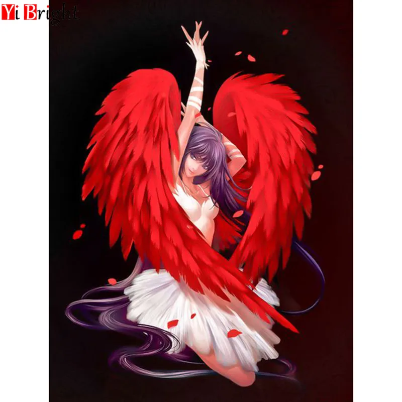 

Full DIY 5D Diamond Painting cartoon angel Cross Stitch Diamond Embroidery Patterns rhinestones Diamond Mosaic XY1