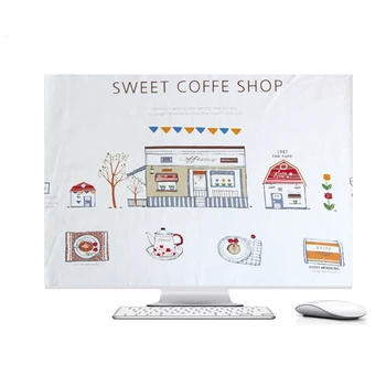 

NEW!! HANDMADE 100% special computer Dust cover + for imac 27 inch coffee shop + free shipping