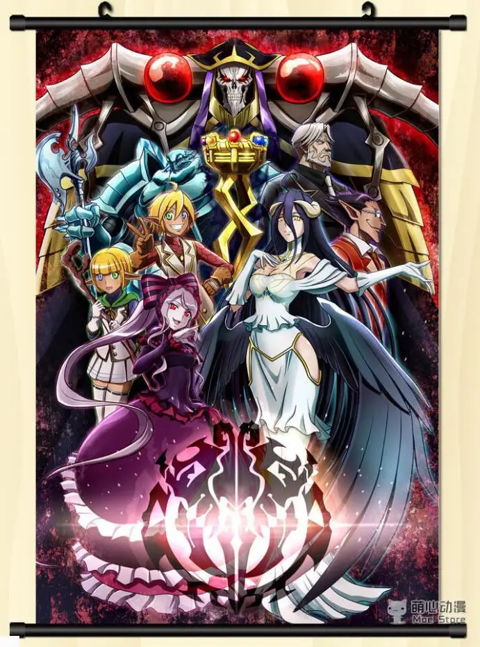 Neu Overlord Ainz Ooal бальное платье аниме плакат Наклейка Настенная живопись украшение